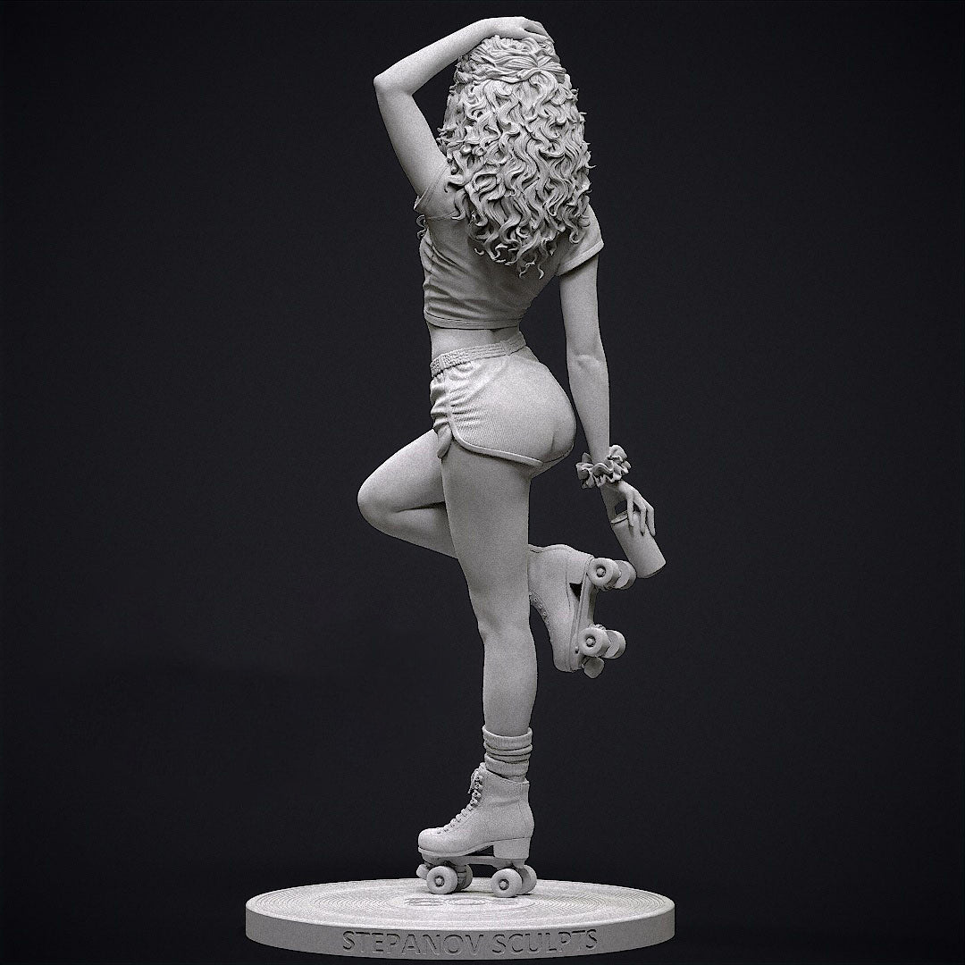 2187 80's Roller Girl NSFW - STL 3D Print Files