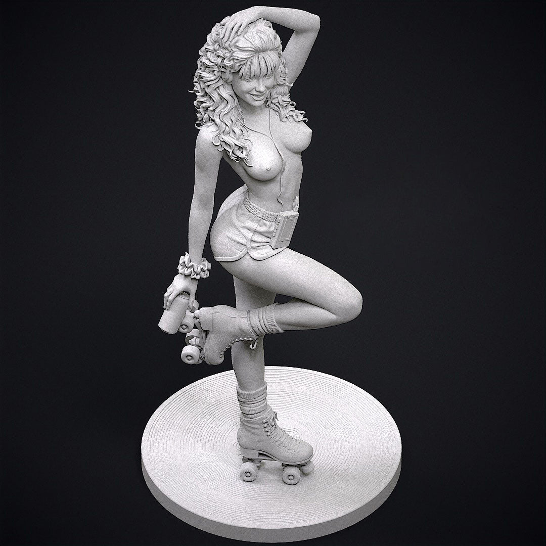 2187 80's Roller Girl NSFW - STL 3D Print Files