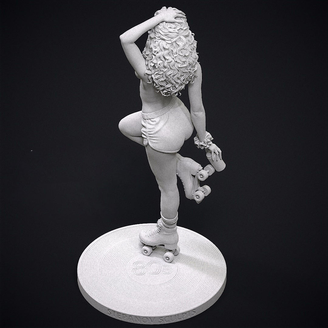 2187 80's Roller Girl NSFW - STL 3D Print Files