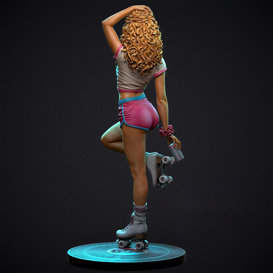 2187 80's Roller Girl NSFW - STL 3D Print Files