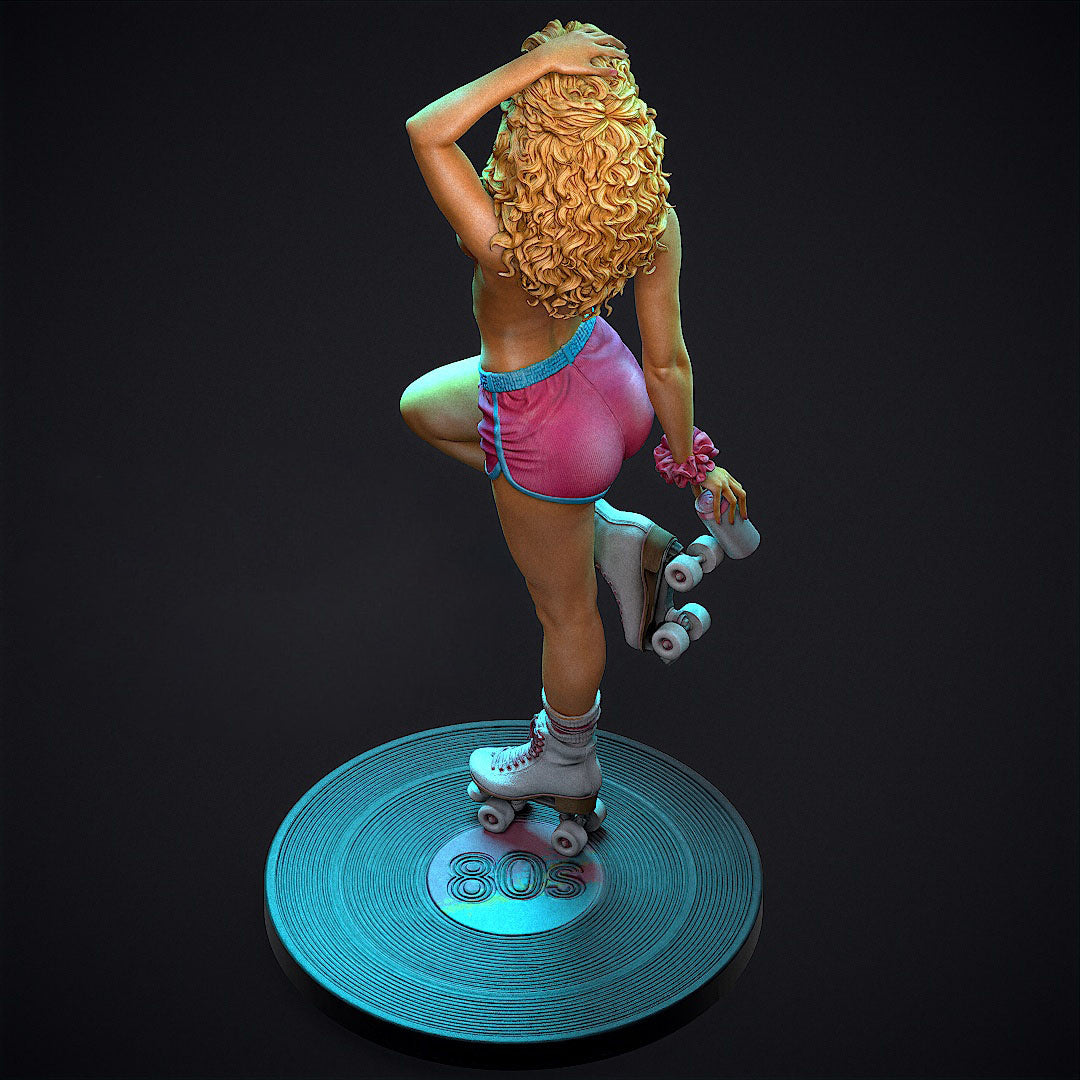 2187 80's Roller Girl NSFW - STL 3D Print Files