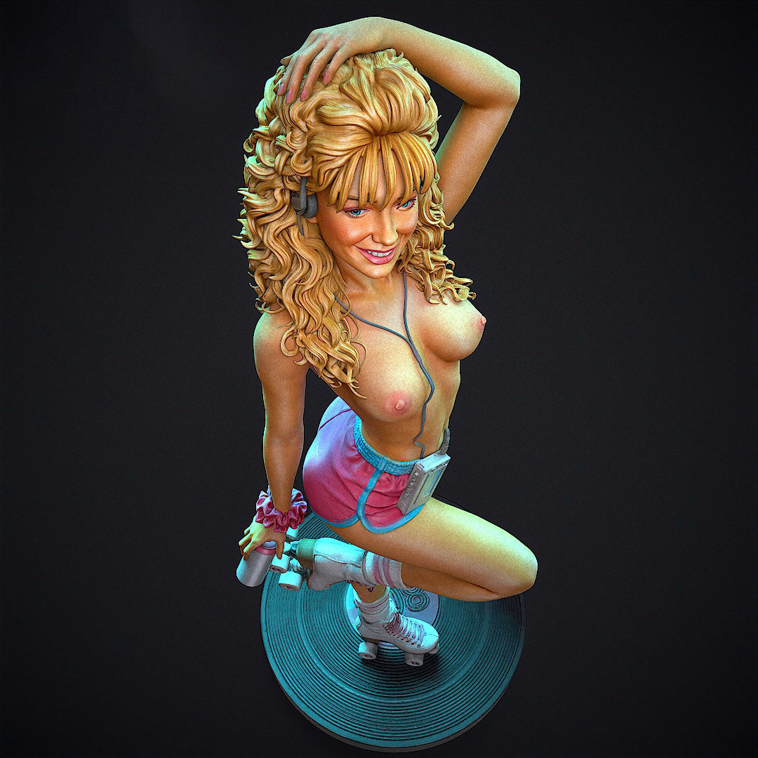 2187 80's Roller Girl NSFW - STL 3D Print Files