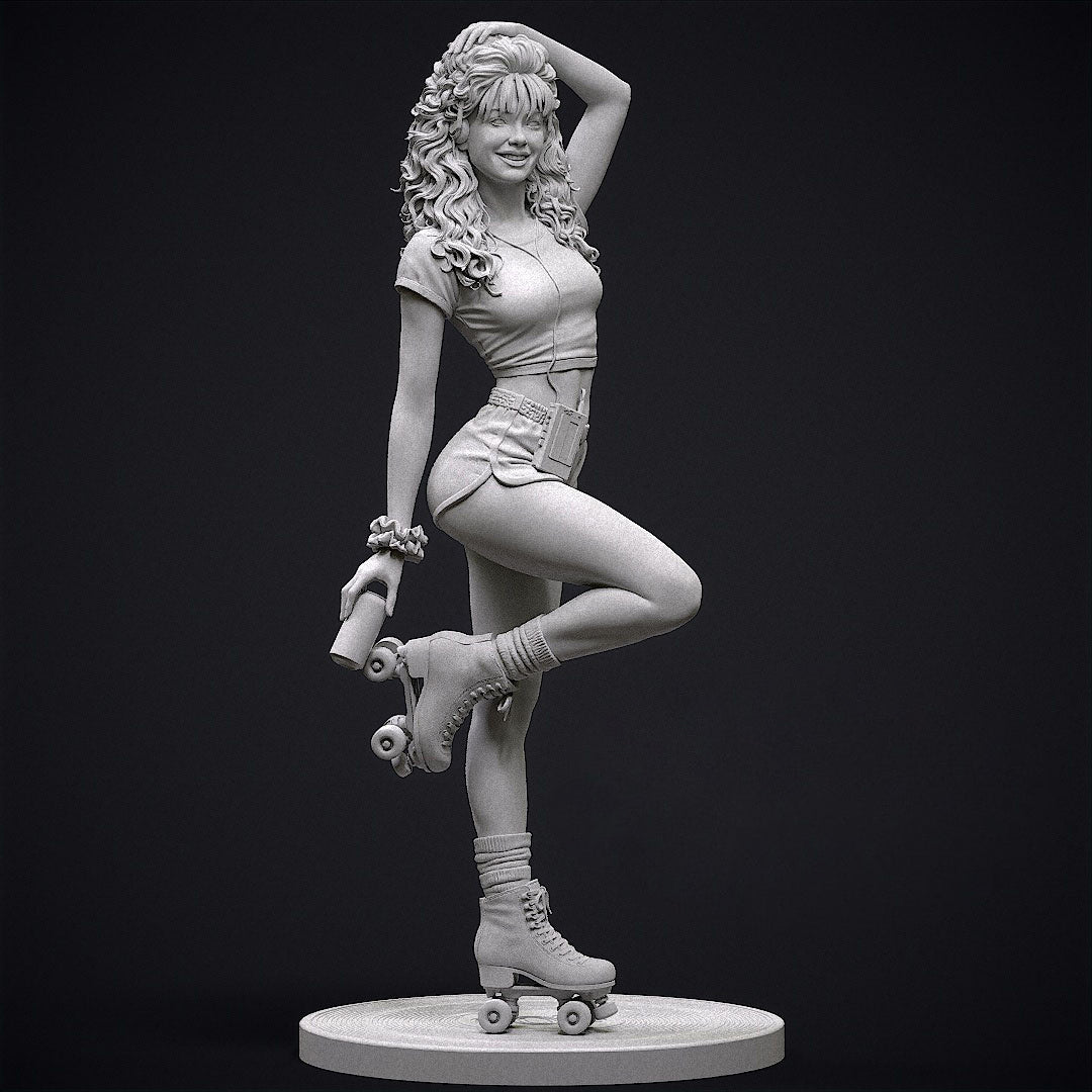2187 80's Roller Girl NSFW - STL 3D Print Files