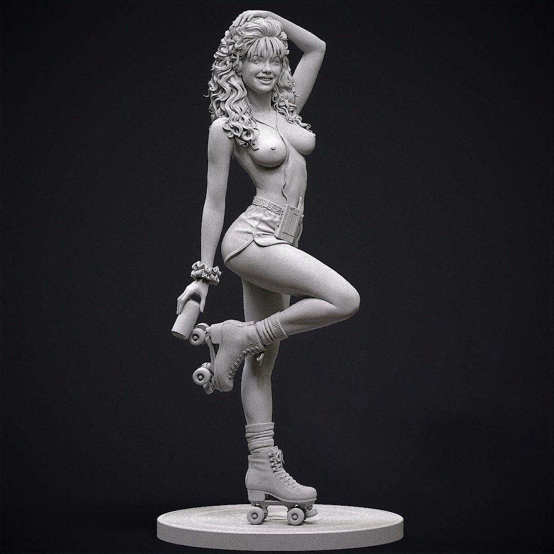 2187 80's Roller Girl NSFW - STL 3D Print Files