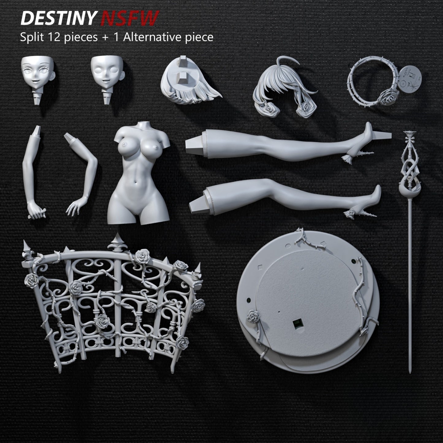 1469 Anna_TaktOp Destiny NSFW - STL 3D Print Files