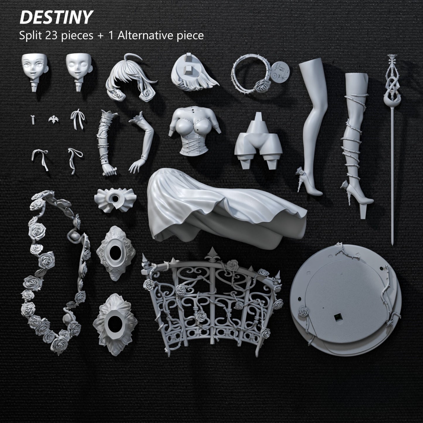 1469 Anna_TaktOp Destiny NSFW - STL 3D Print Files