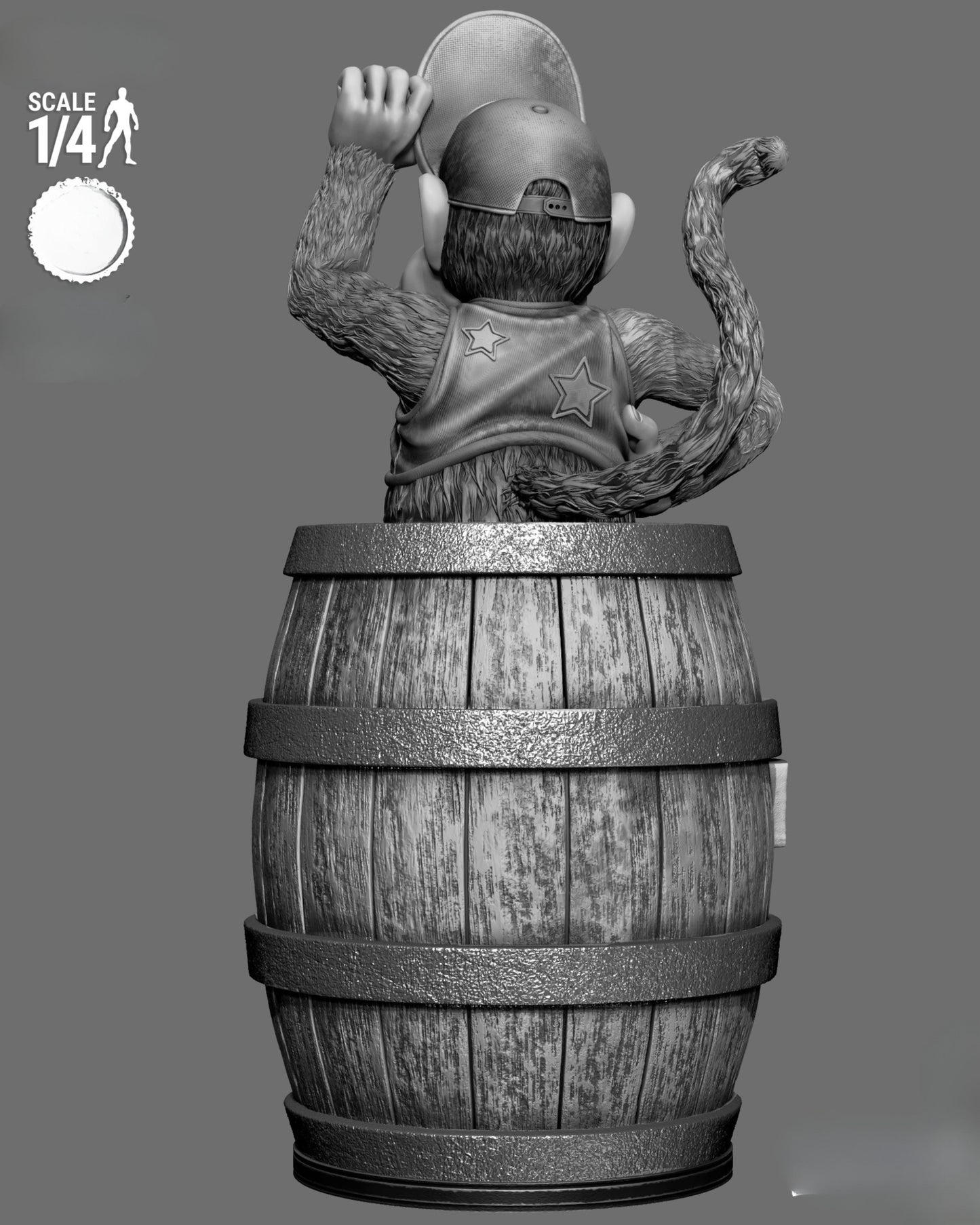 0266 Diddy_Kong - STL 3D Print Files