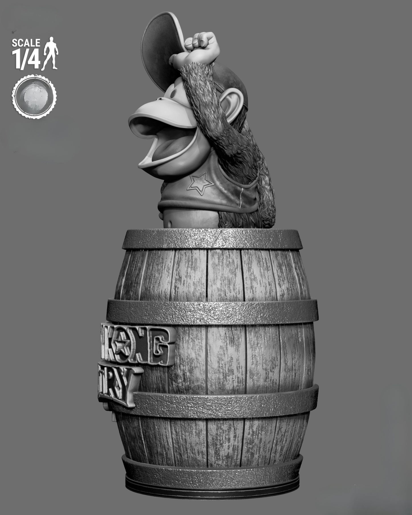 0266 Diddy_Kong - STL 3D Print Files