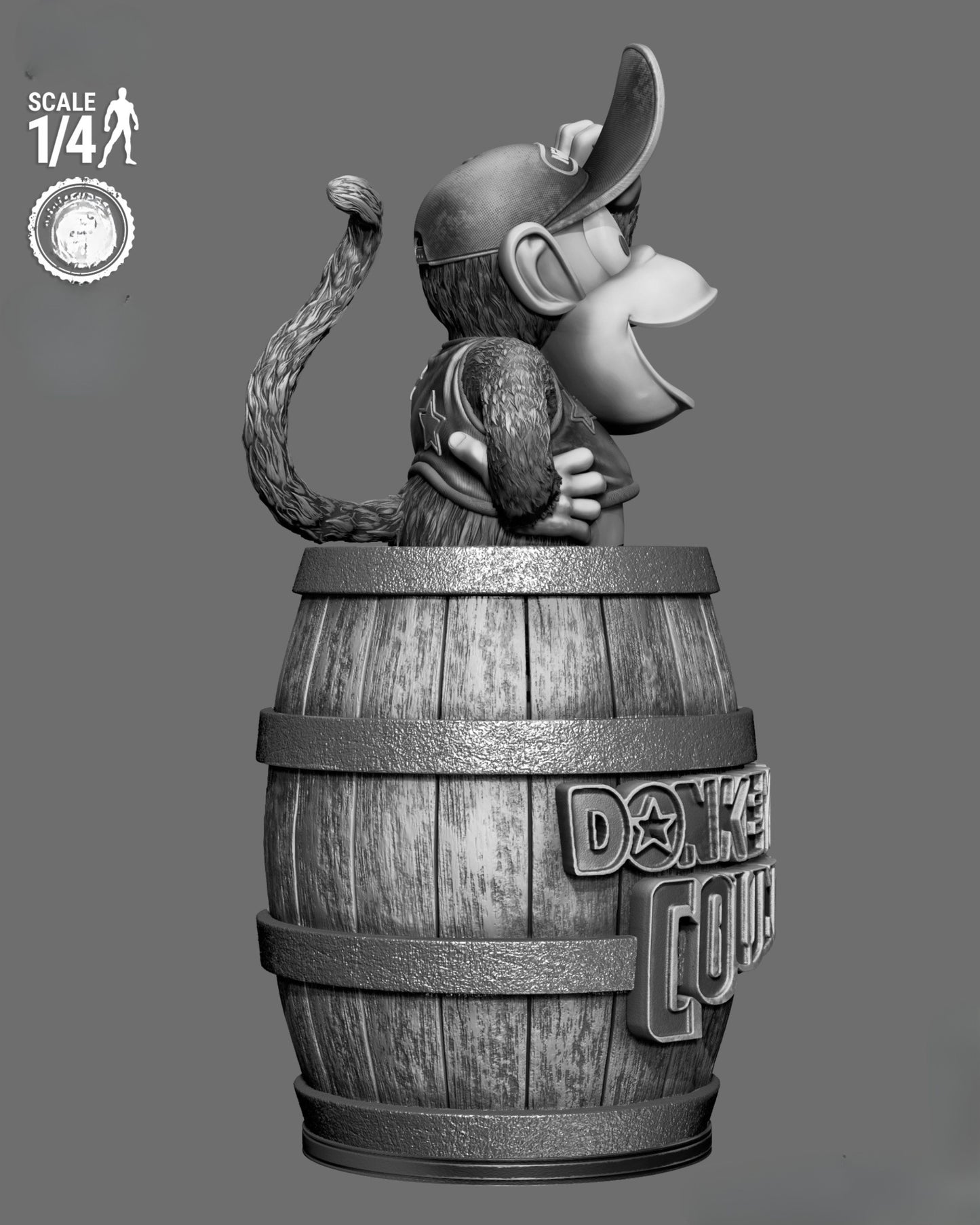 0266 Diddy_Kong - STL 3D Print Files