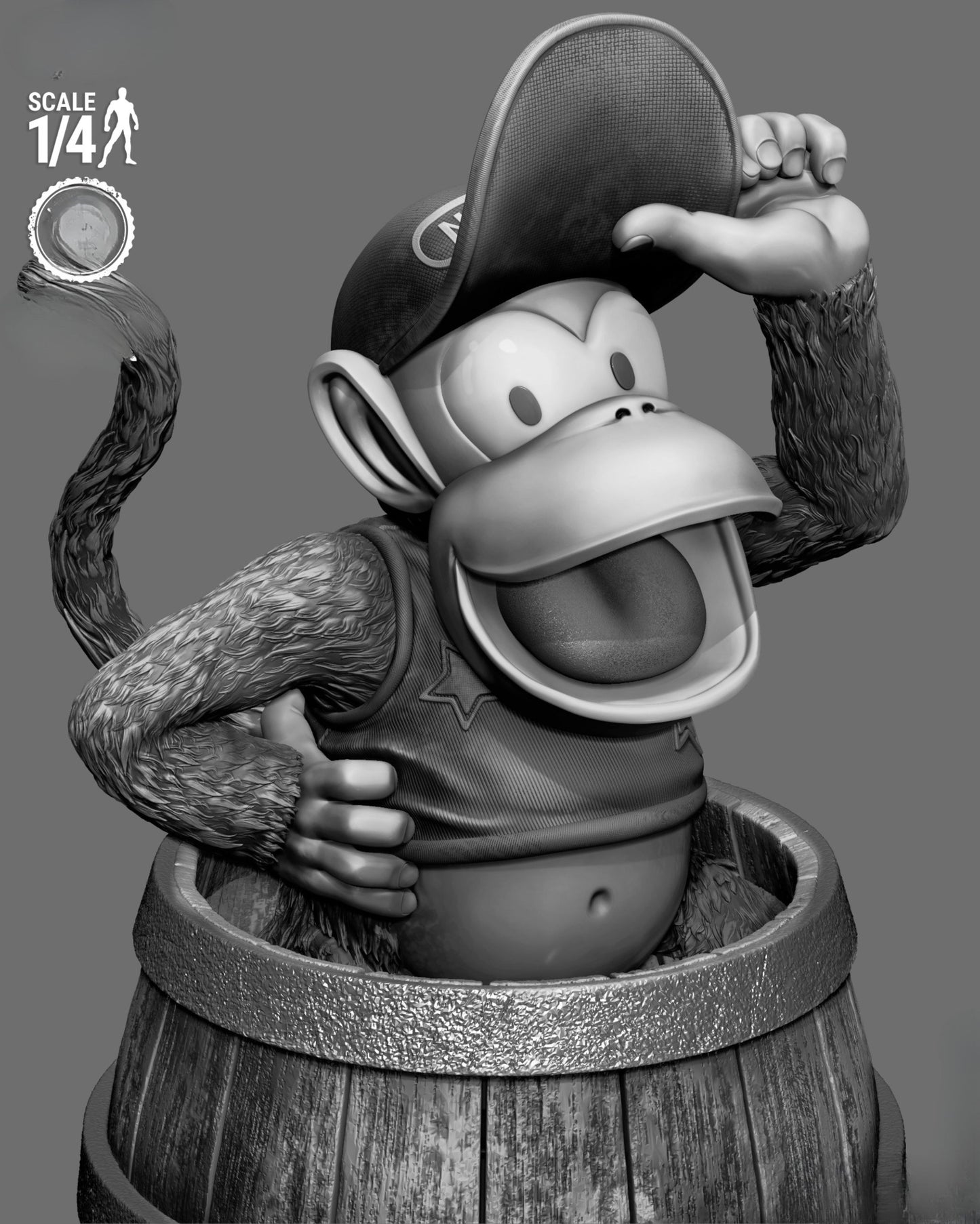 0266 Diddy_Kong - STL 3D Print Files