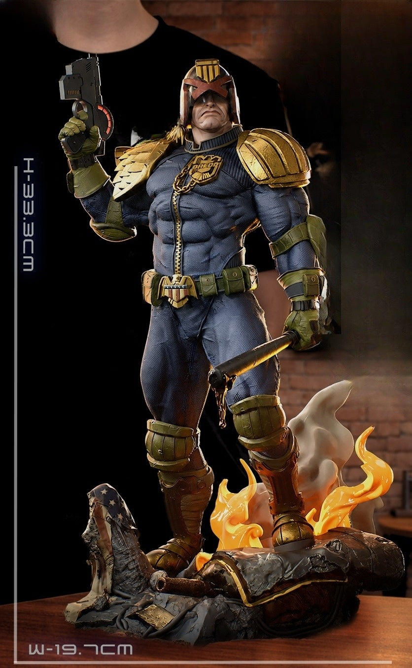 1642 Judge Dredd_2000 AD - STL 3D Print Files