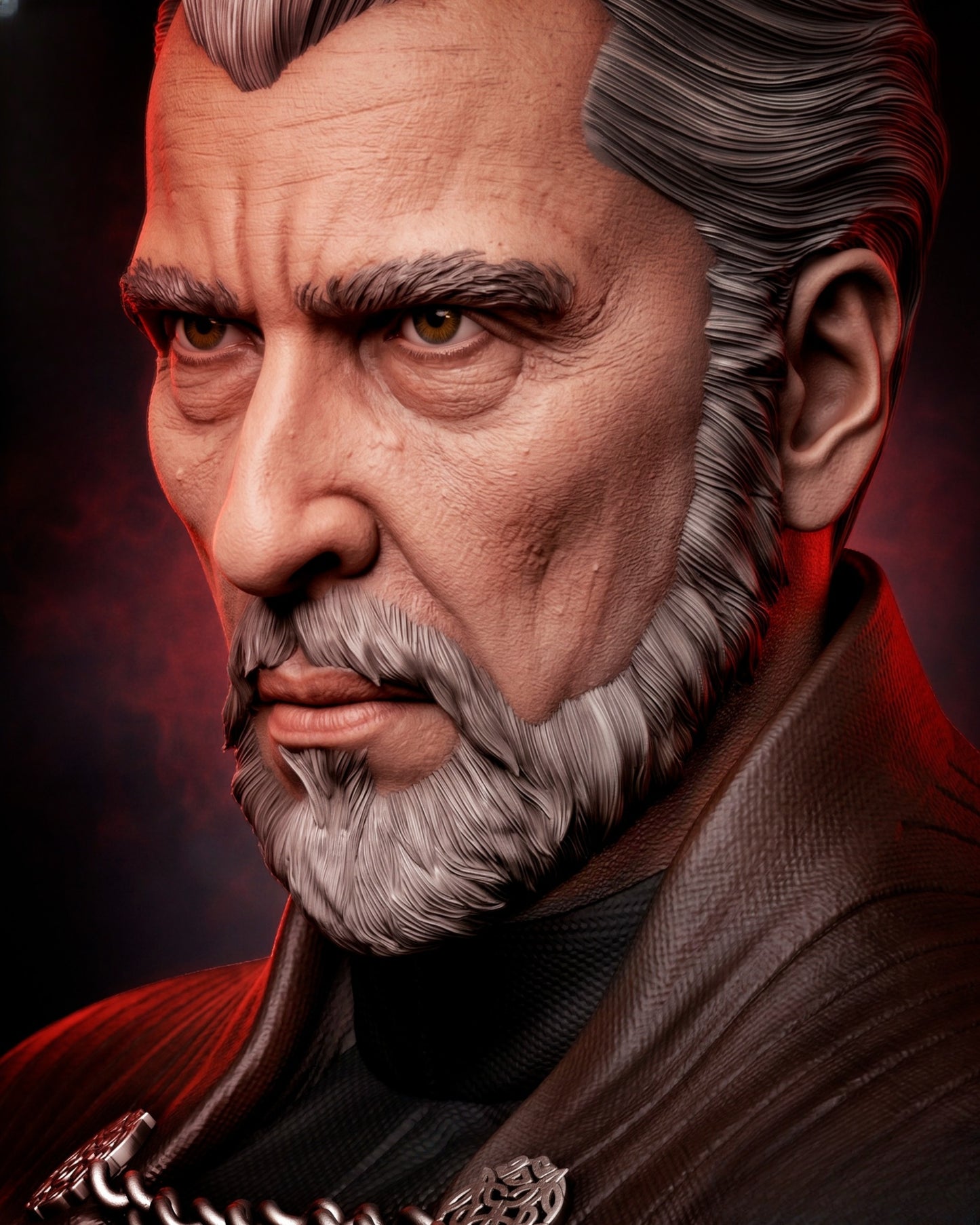 1174 Count Dooku_Star Wars - STL 3D Print Files