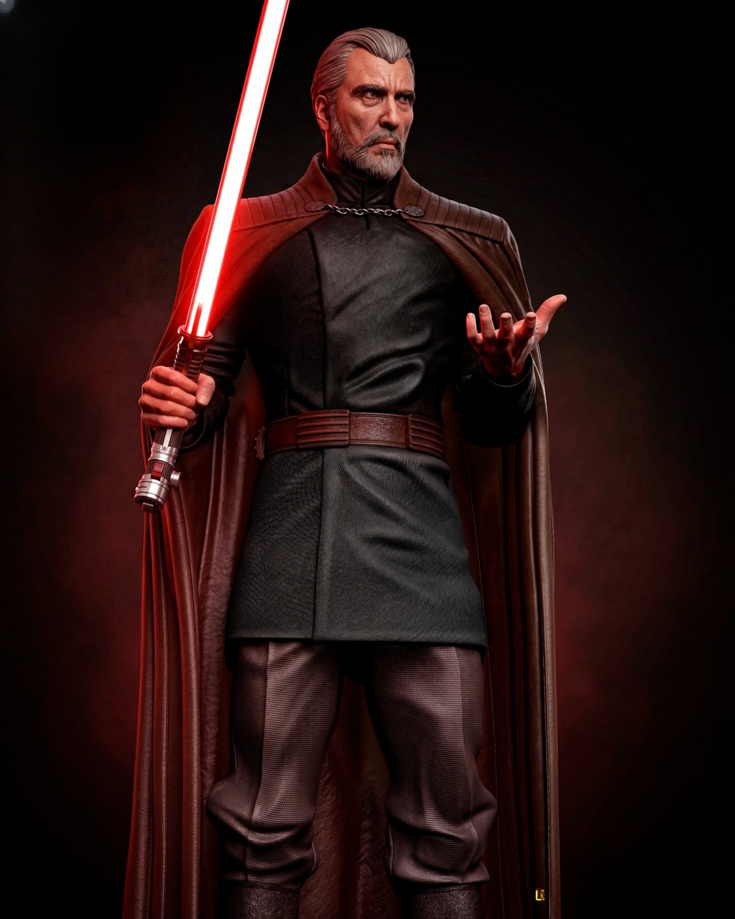 1174 Count Dooku_Star Wars - STL 3D Print Files