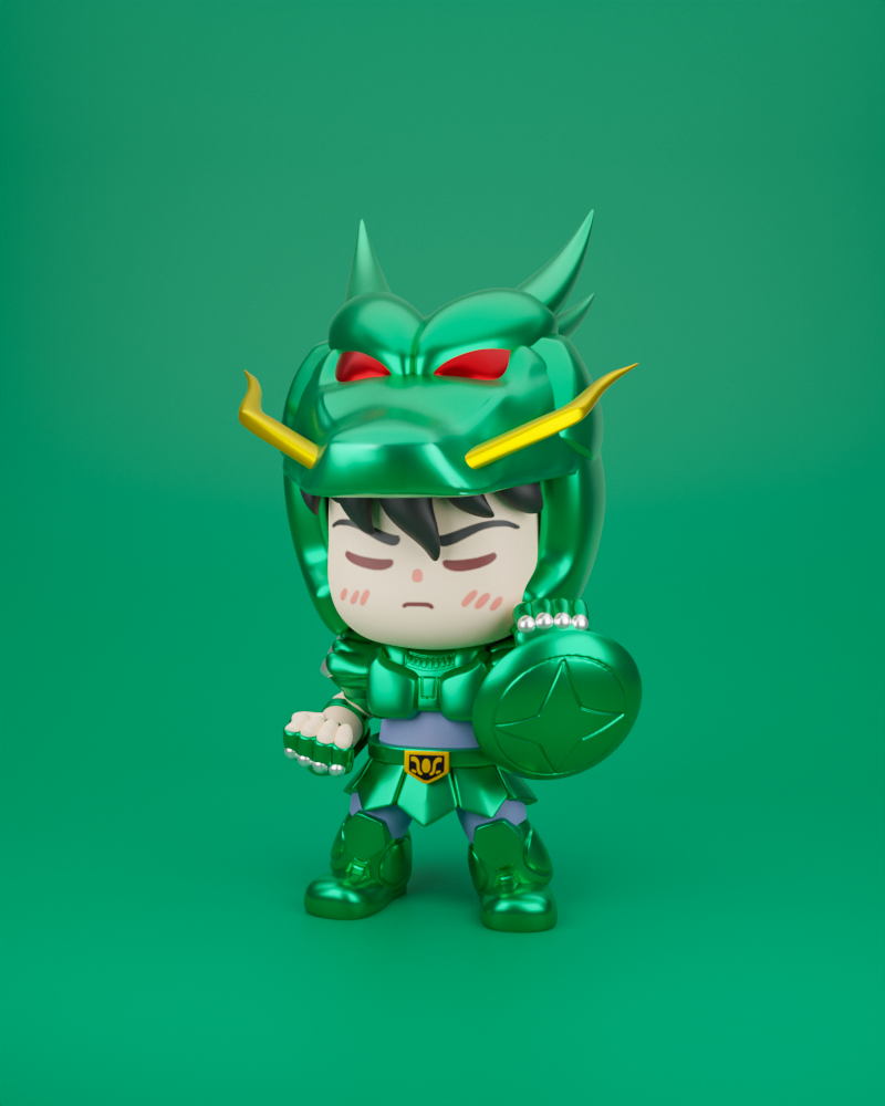 0205 Dragon Shiryu - STL 3D Print Files