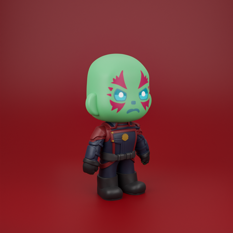 0200 Drax - STL 3D Print Files