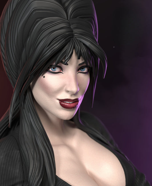 0820 Elvira_Mistress of the Dark - STL 3D Print Files