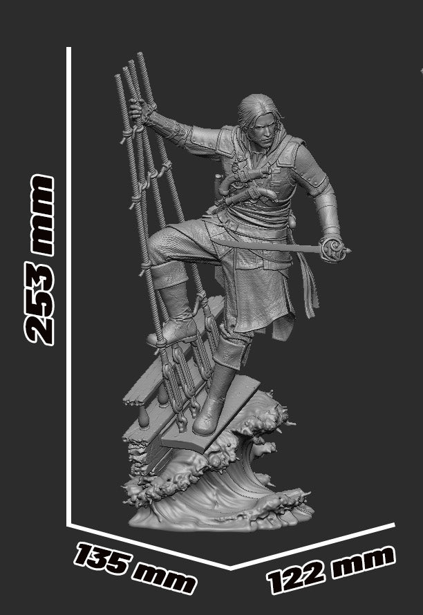1580 Edward Kenway_Assassin's Creed - STL 3D Print Files