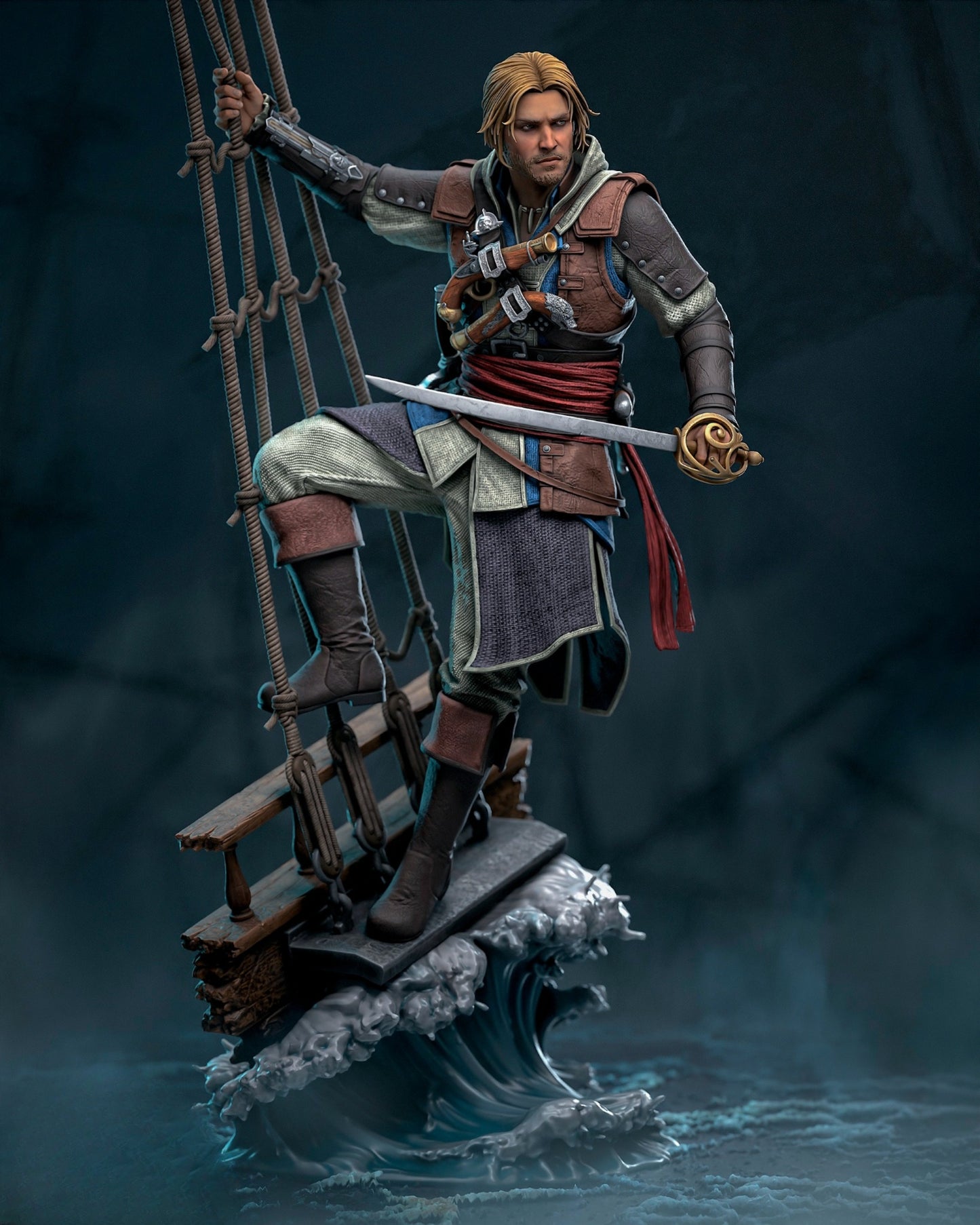 1580 Edward Kenway_Assassin's Creed - STL 3D Print Files