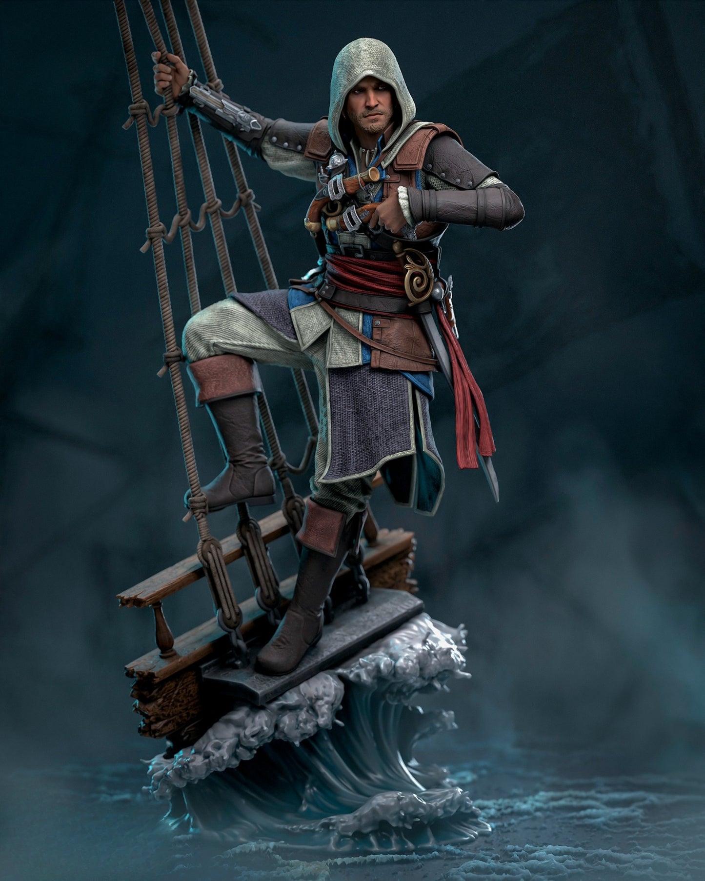 1580 Edward Kenway_Assassin's Creed - STL 3D Print Files