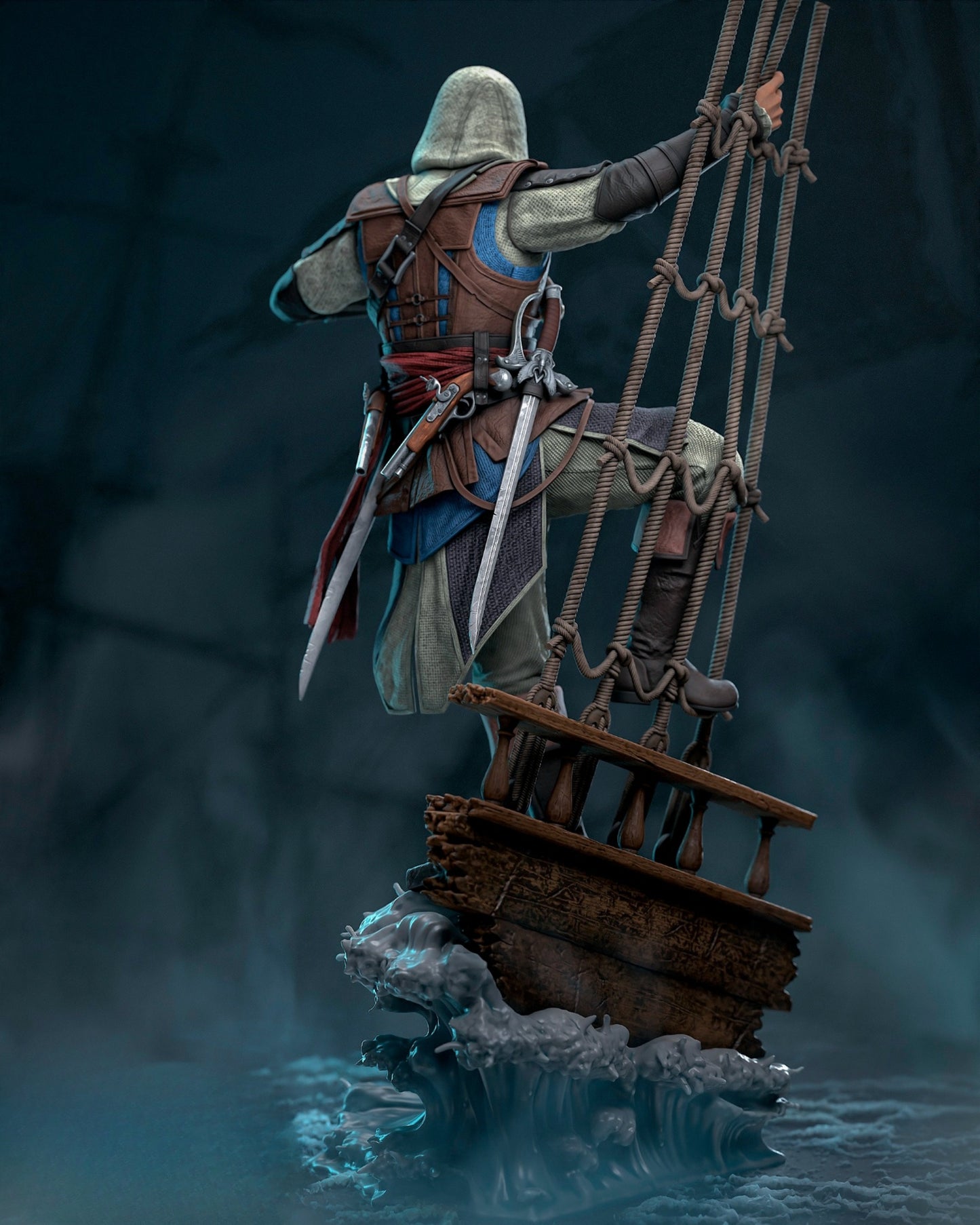 1580 Edward Kenway_Assassin's Creed - STL 3D Print Files