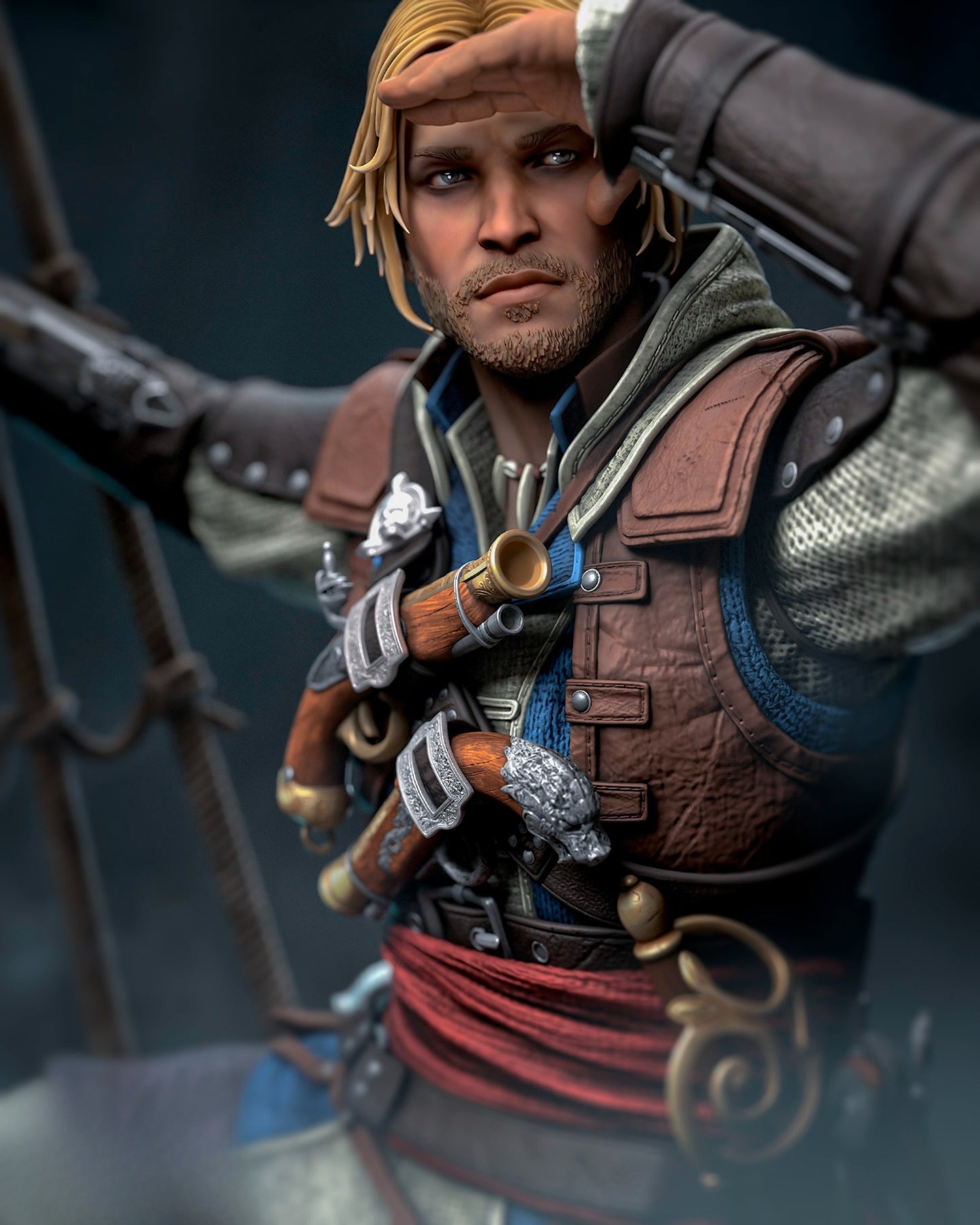1580 Edward Kenway_Assassin's Creed - STL 3D Print Files