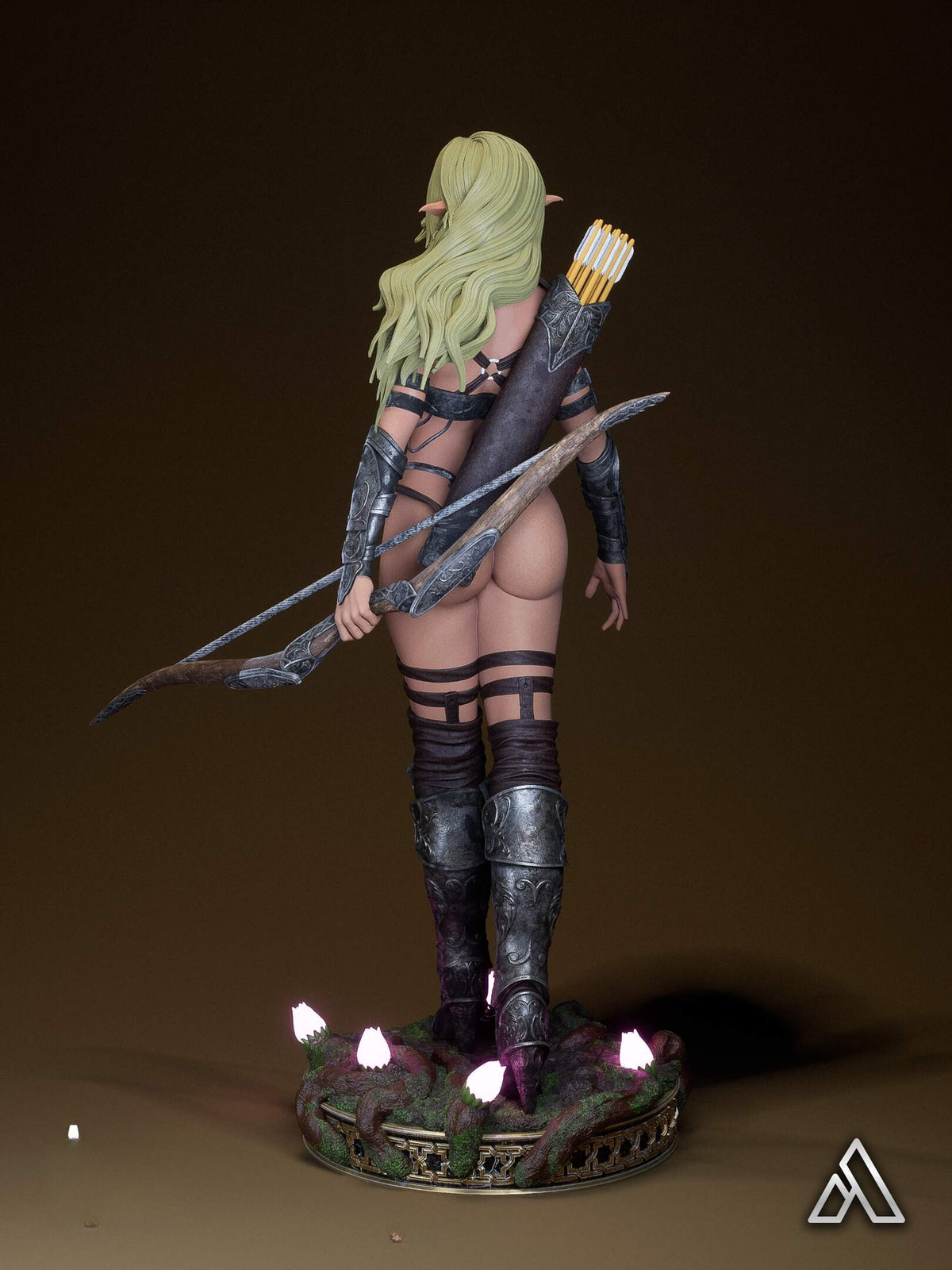 1858 Elaria Shadowleaf_The Elf Archer NSFW - STL 3D Print Files