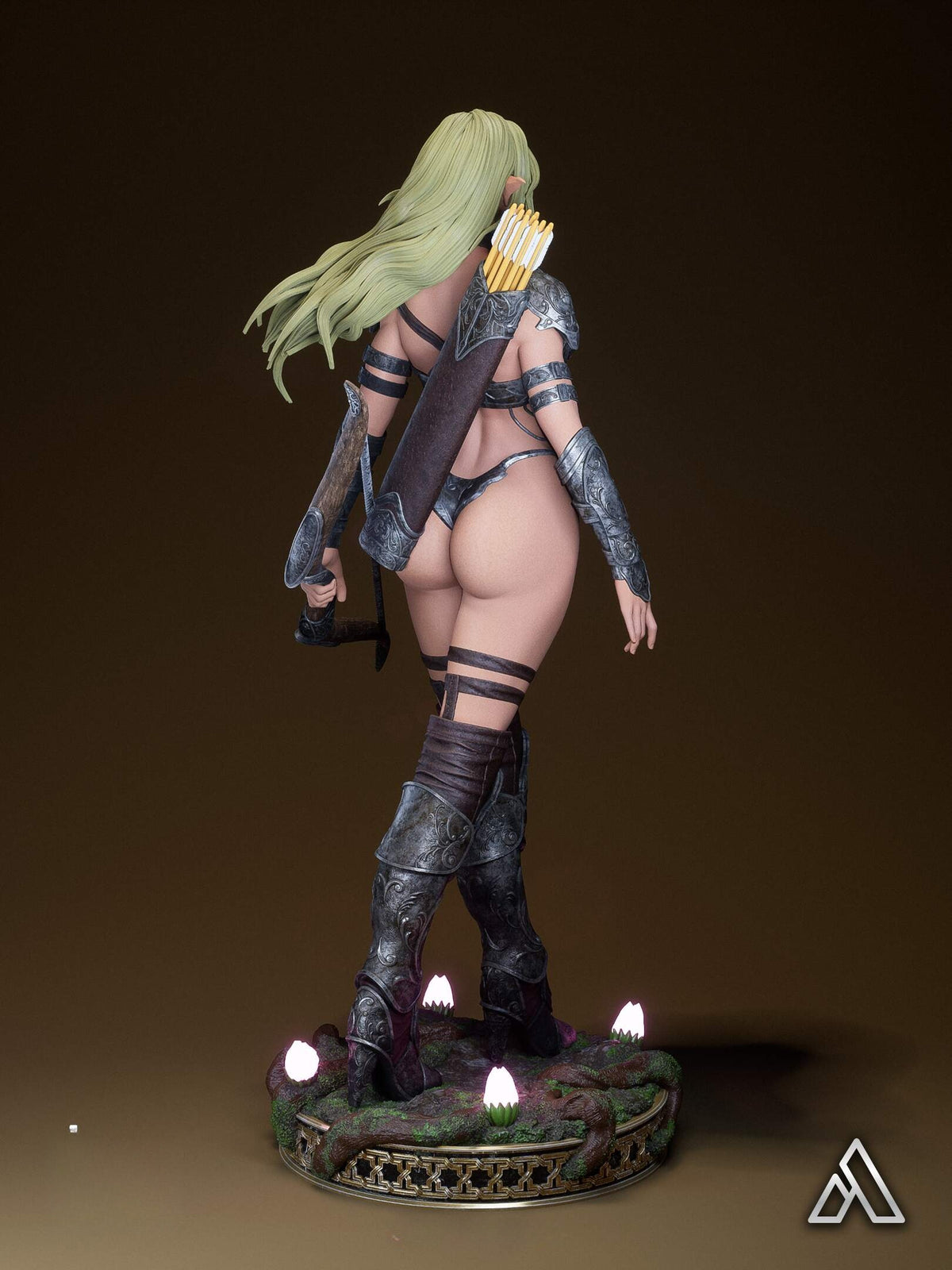 1858 Elaria Shadowleaf_The Elf Archer NSFW - STL 3D Print Files