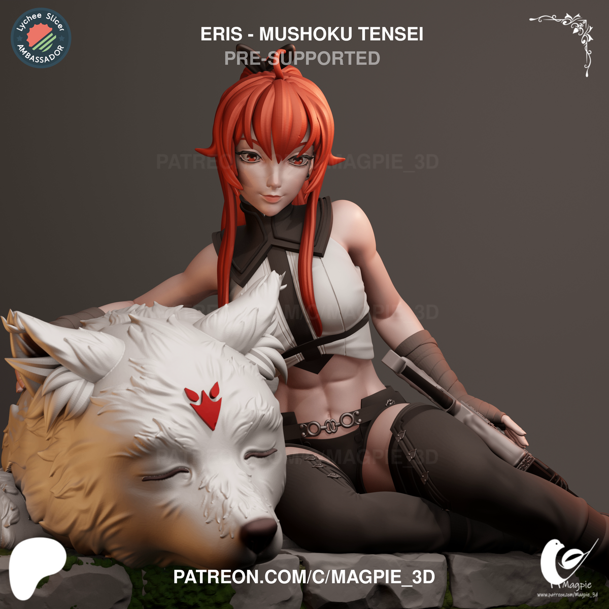 2078 Eris Boreas Greyrat&Leo_Mushoku Tensei NSFW - STL 3D Print Files
