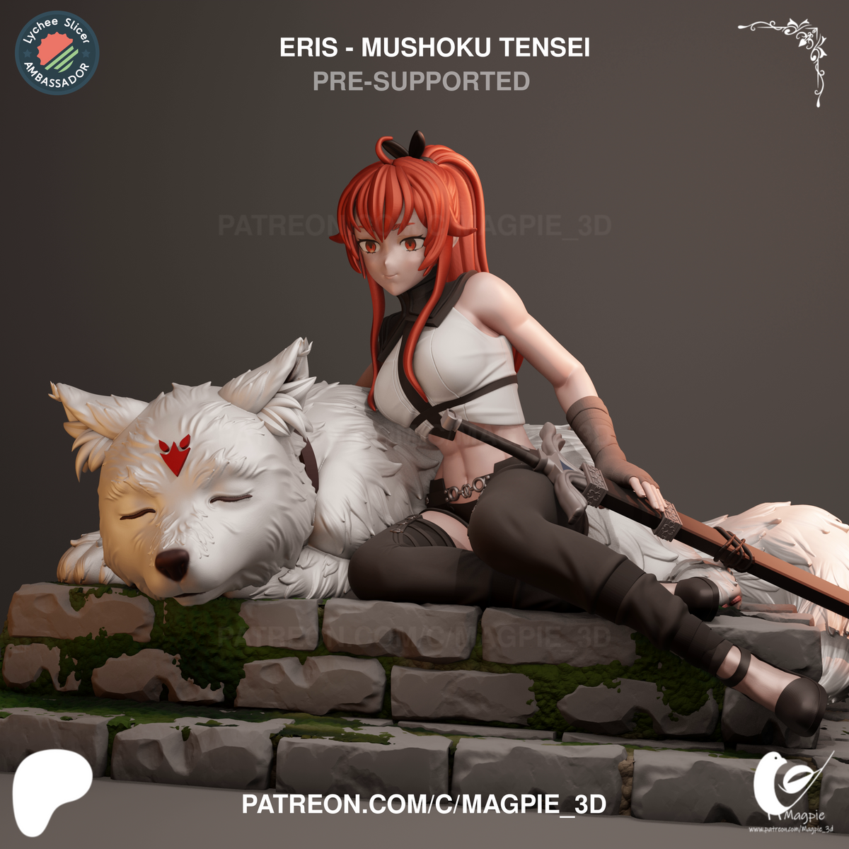 2078 Eris Boreas Greyrat&Leo_Mushoku Tensei NSFW - STL 3D Print Files