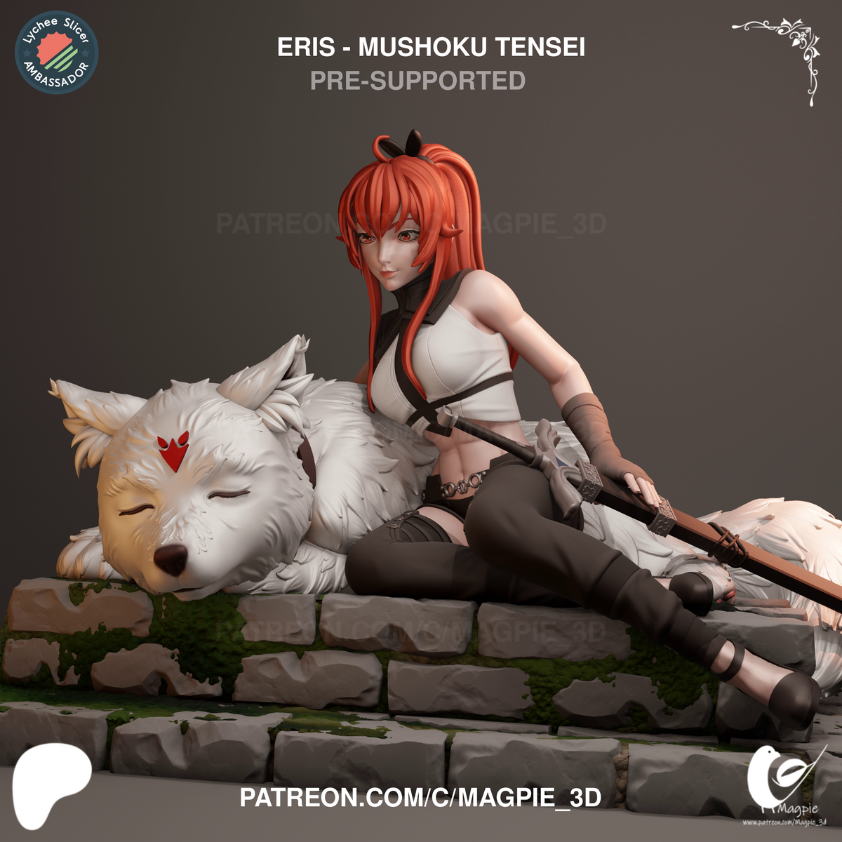 2078 Eris Boreas Greyrat&Leo_Mushoku Tensei NSFW - STL 3D Print Files