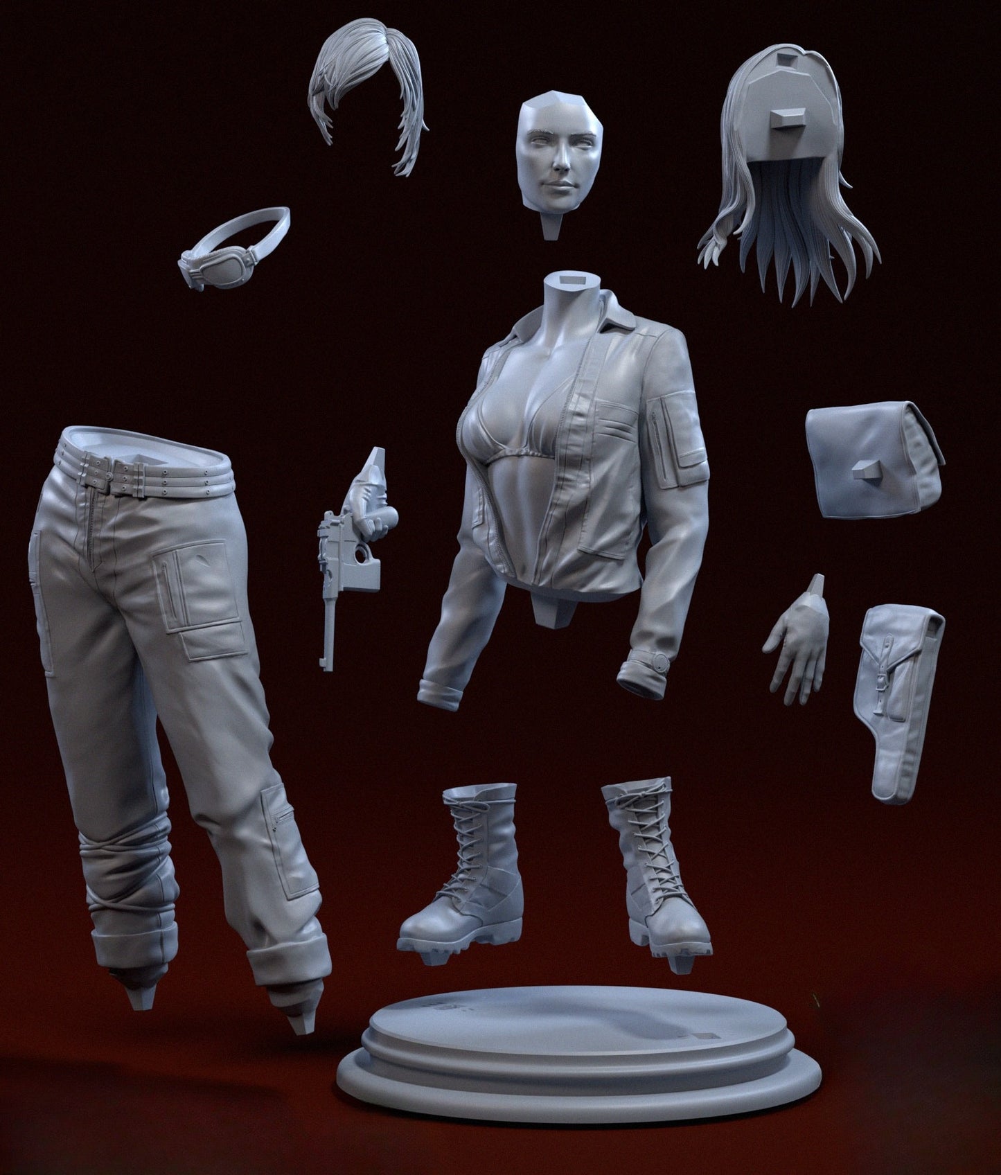 0852 EVA_Metal Gear Solid - STL 3D Print Files