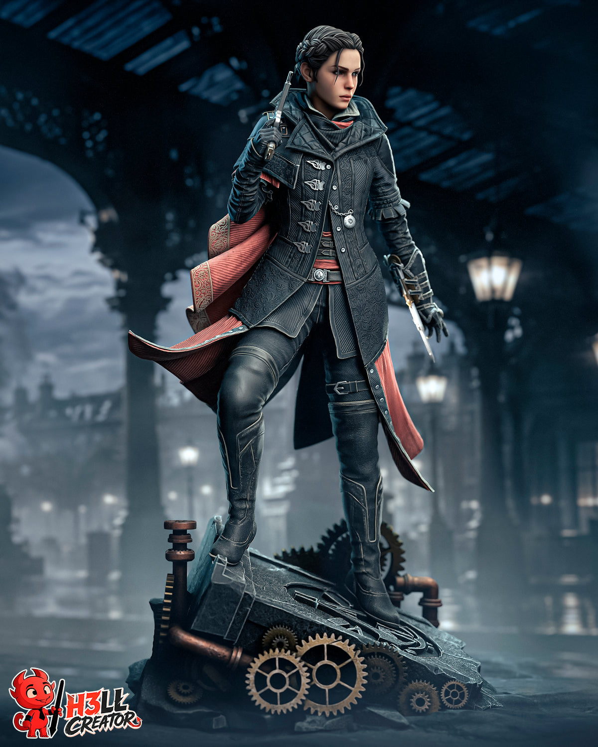 2088 Evie Frye_Assassin's Creed Syndicate - STL 3D Print Files