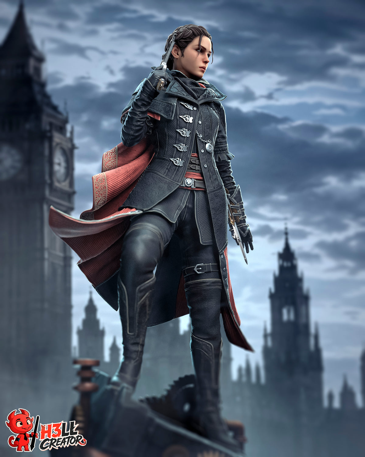 2088 Evie Frye_Assassin's Creed Syndicate - STL 3D Print Files