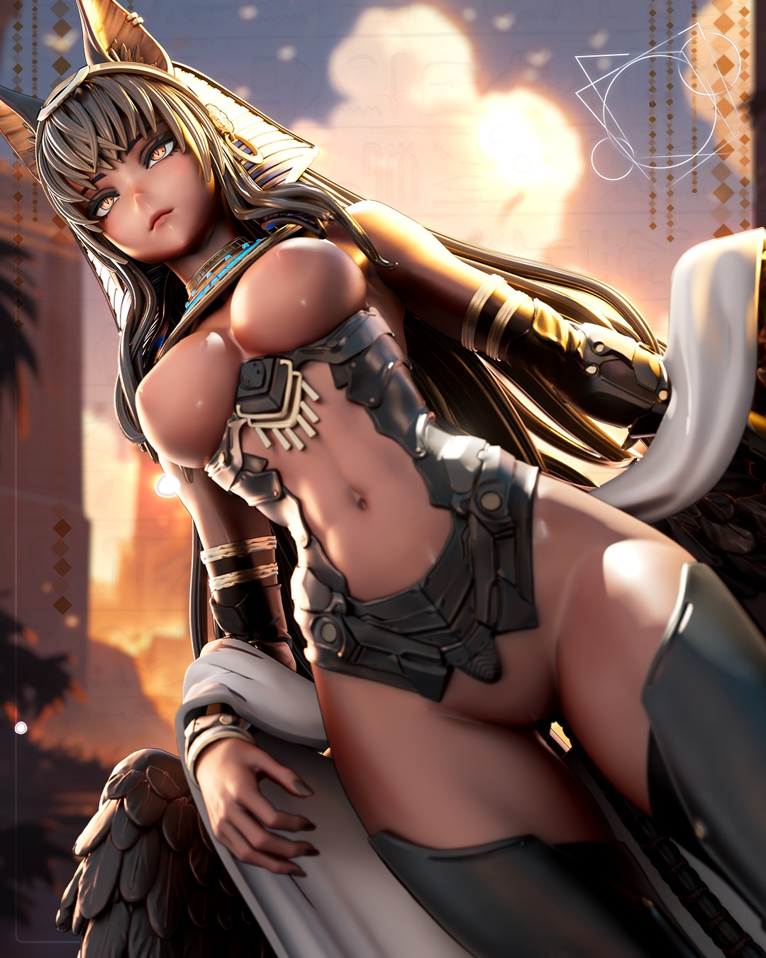 1756 Mecha_Pharaoh NSFW - STL 3D Print Files