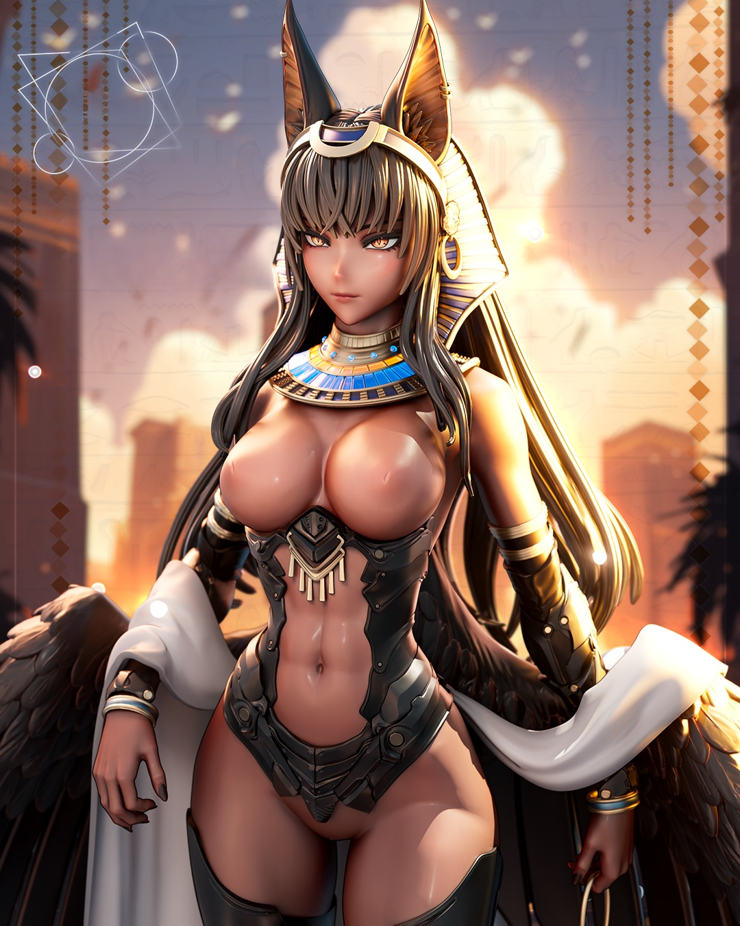 1756 Mecha_Pharaoh NSFW - STL 3D Print Files