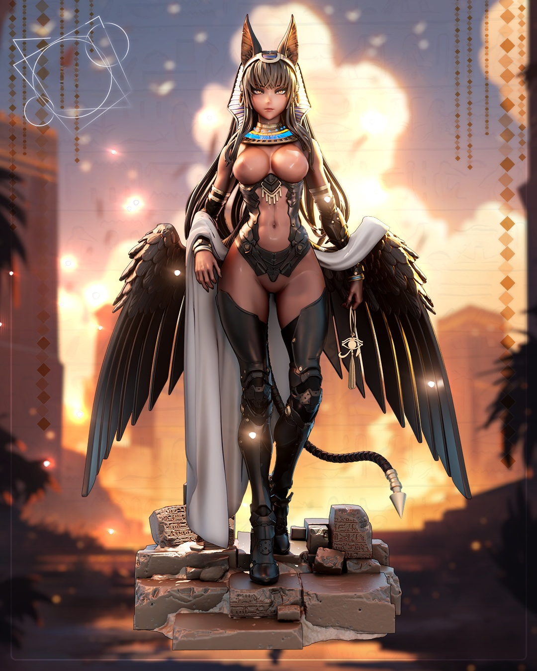 1756 Mecha_Pharaoh NSFW - STL 3D Print Files