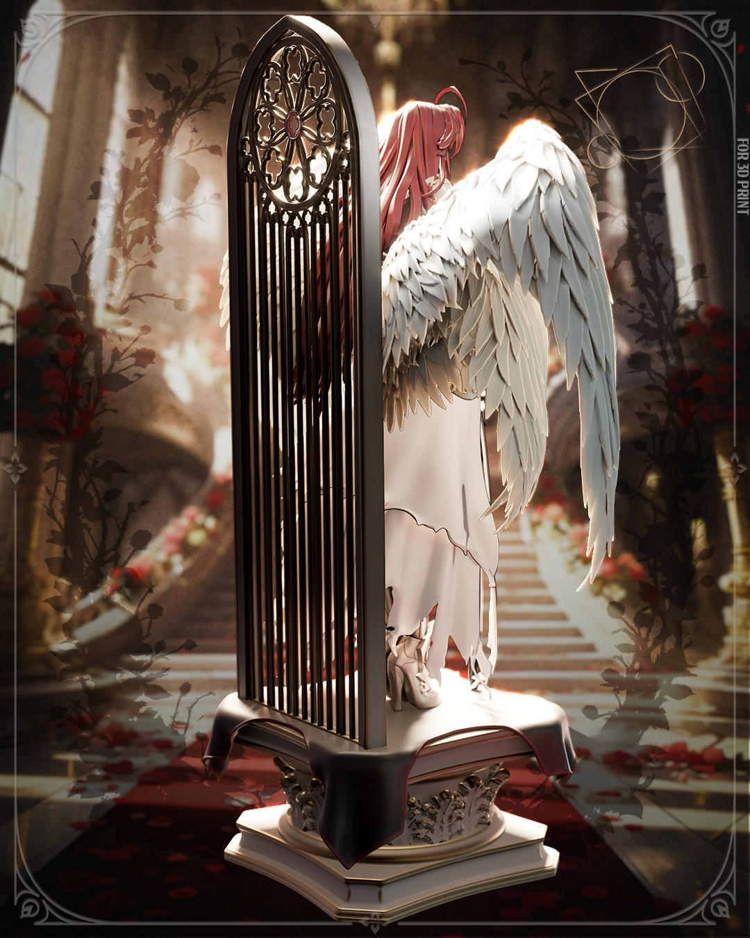 1761 Archangel Rias - High School DxD NSFW - STL 3D Print Files