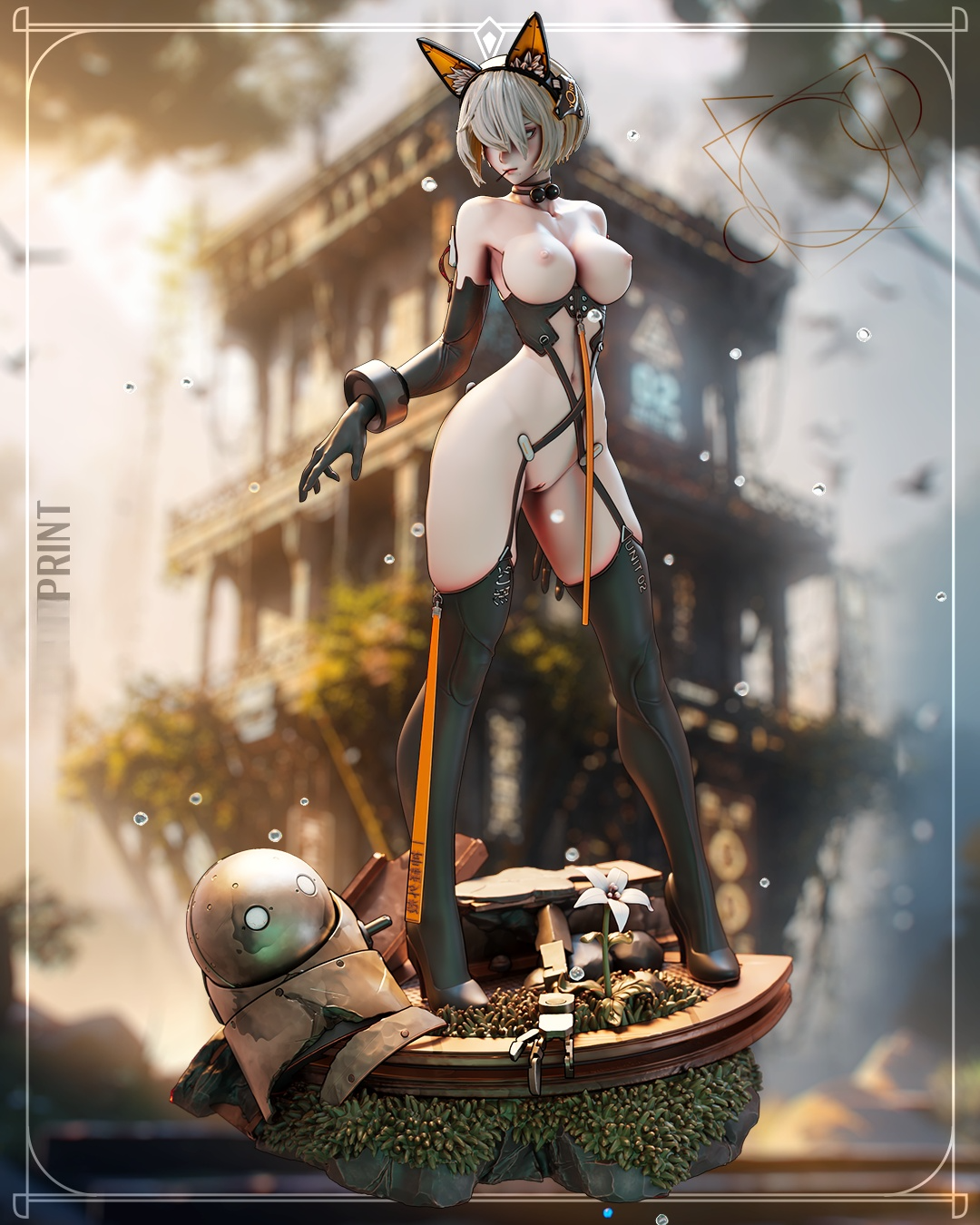 1757 Nier Mecha 2B NSFW - STL 3D Print Files