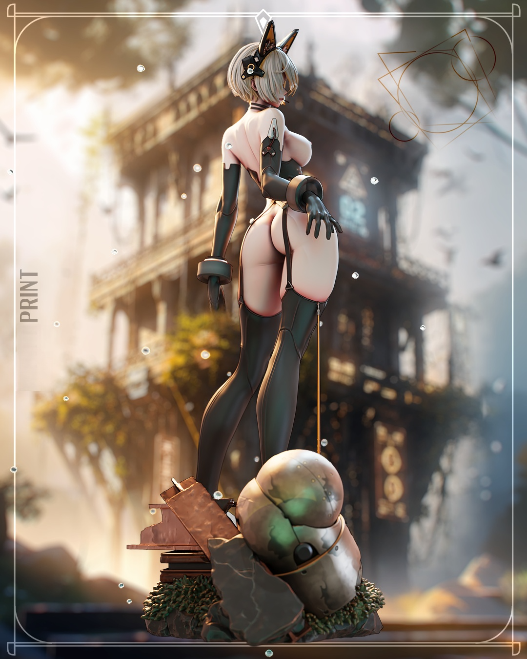 1757 Nier Mecha 2B NSFW - STL 3D Print Files