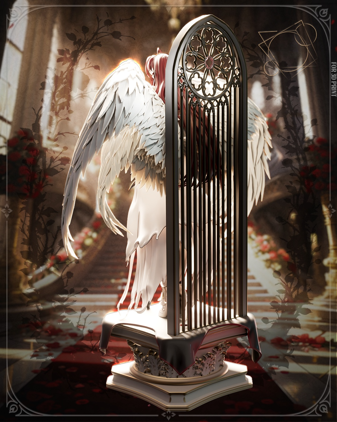 1761 Archangel Rias - High School DxD NSFW - STL 3D Print Files