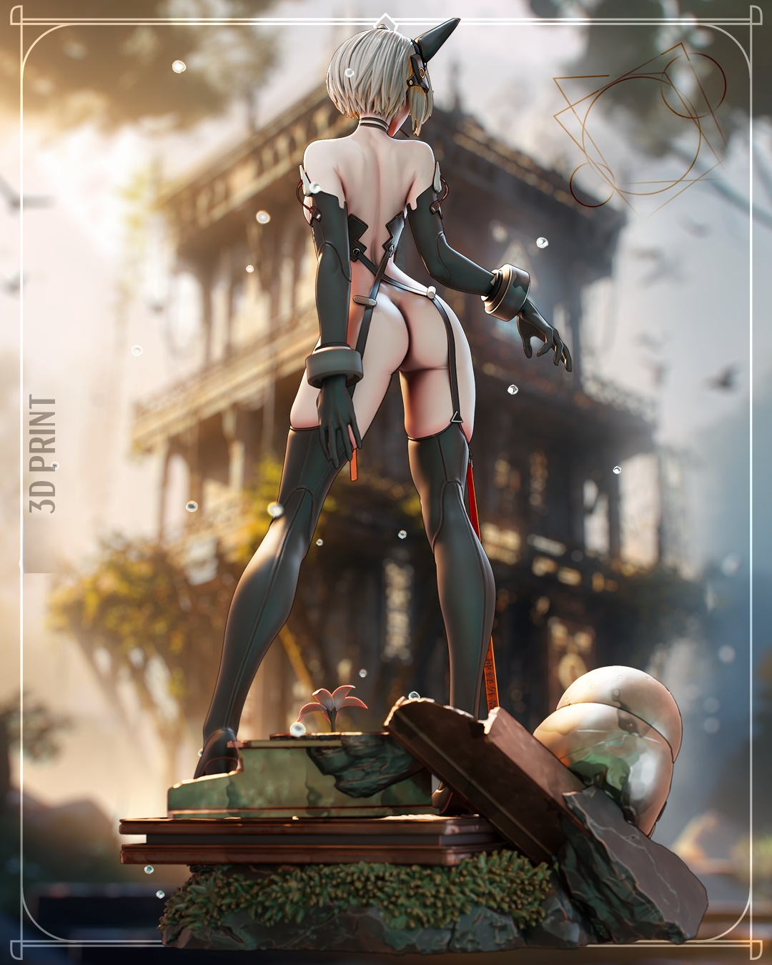 1757 Nier Mecha 2B NSFW - STL 3D Print Files