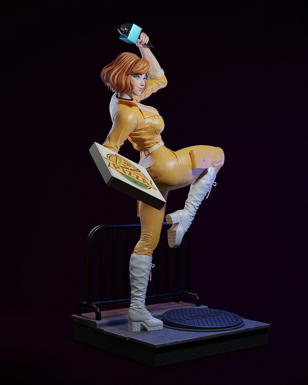 1002 April O Neil - STL 3D Print Files