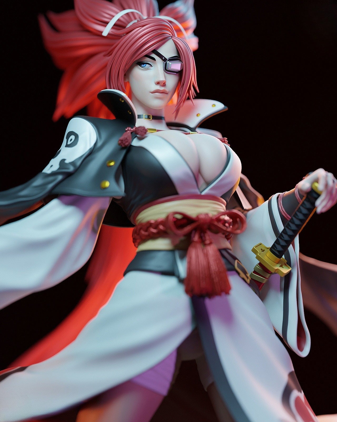 1099 Baiken_Guilty Gear NSFW - STL 3D Print Files