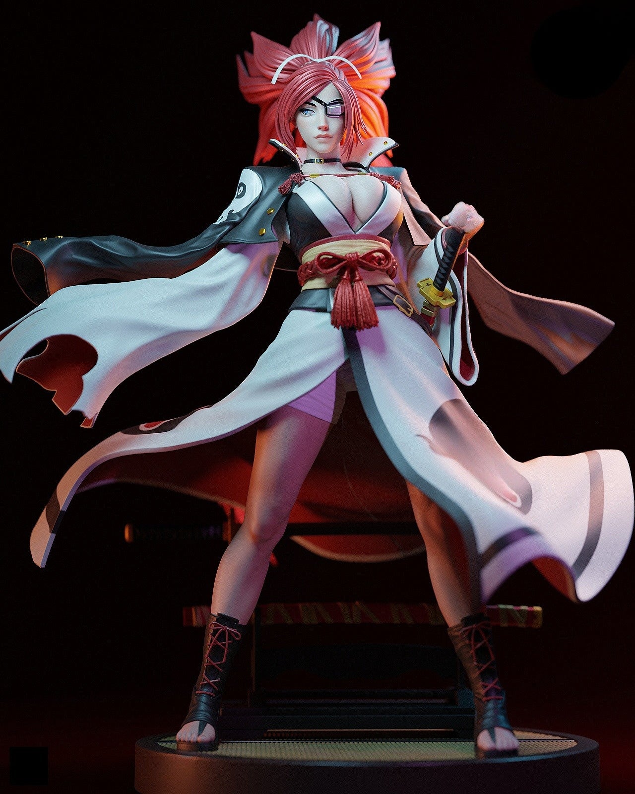 1099 Baiken_Guilty Gear NSFW - STL 3D Print Files