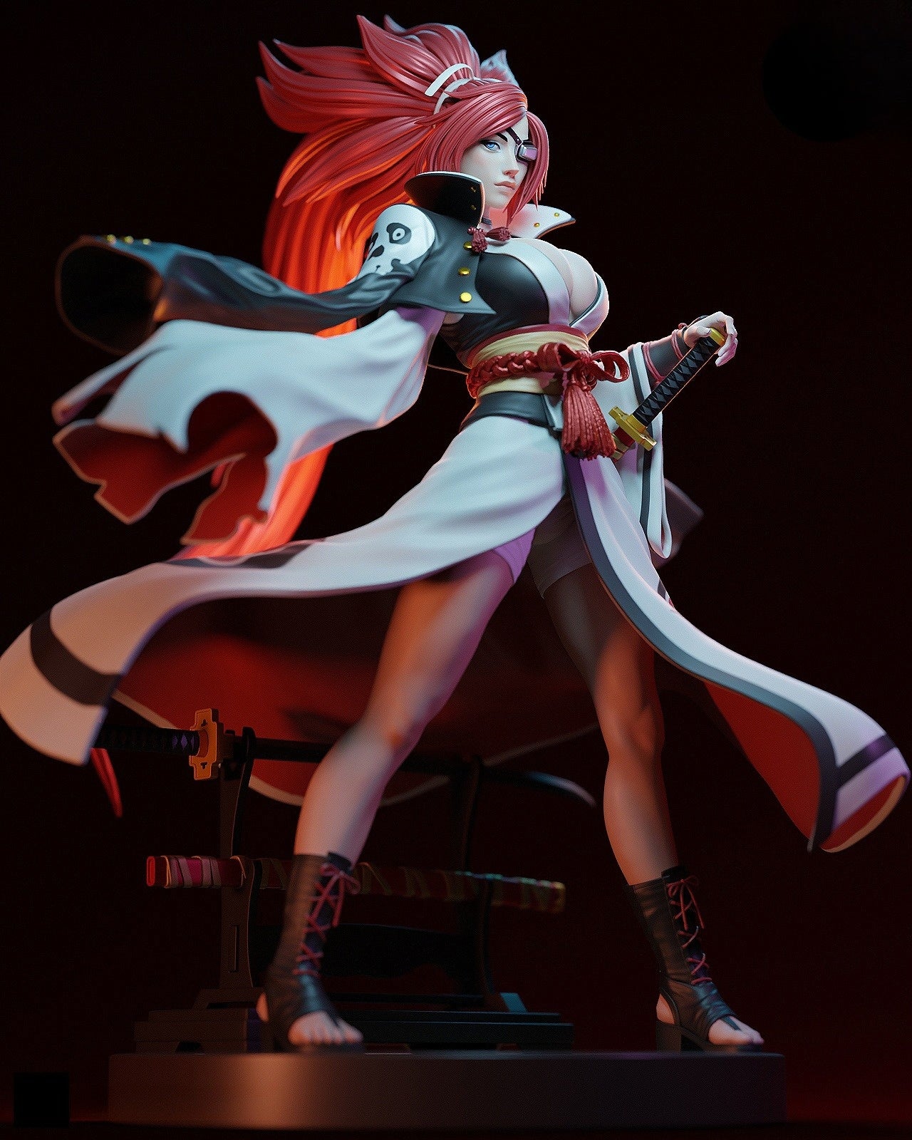 1099 Baiken_Guilty Gear NSFW - STL 3D Print Files