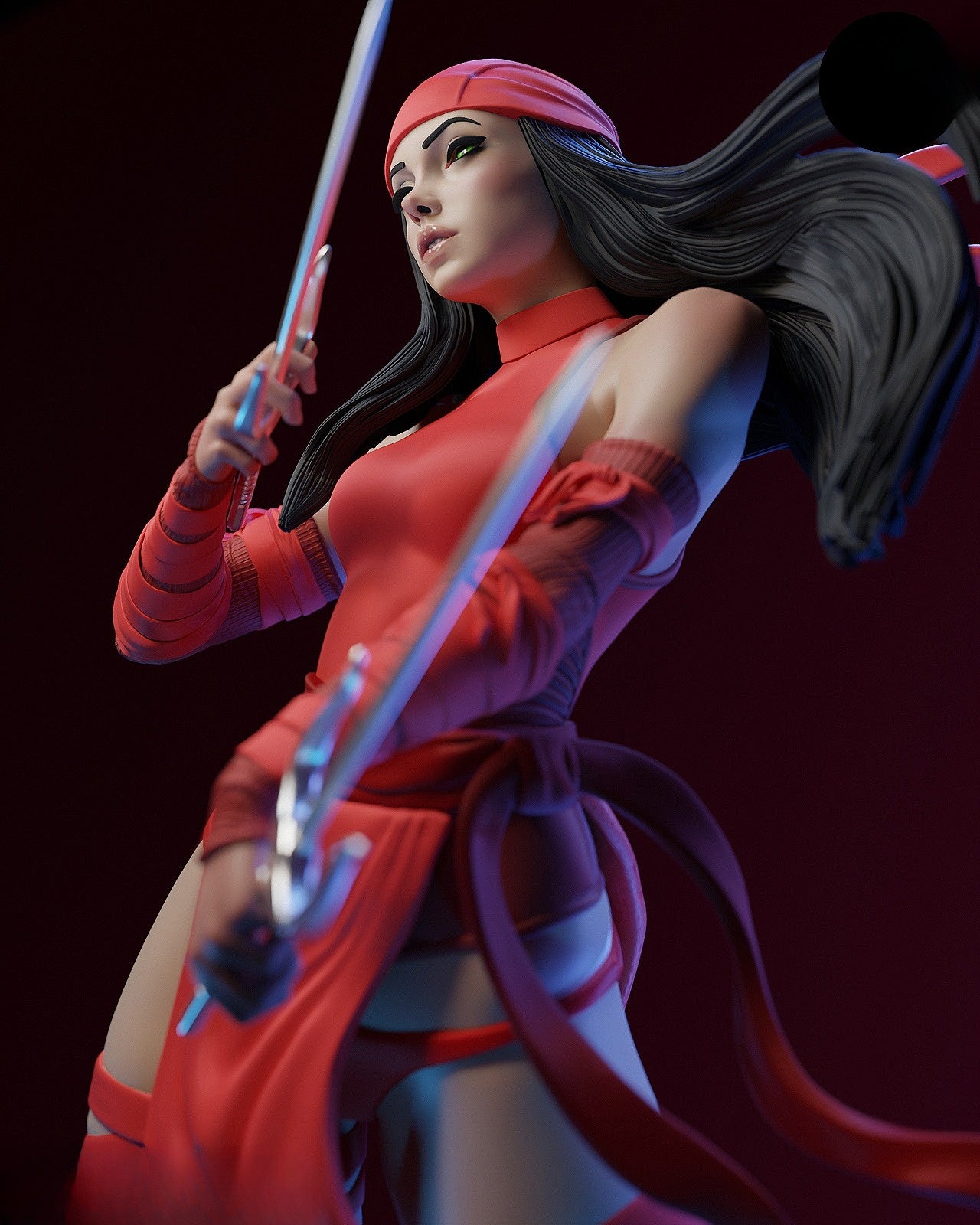0867 Elektra Marvel - STL 3D Print Files