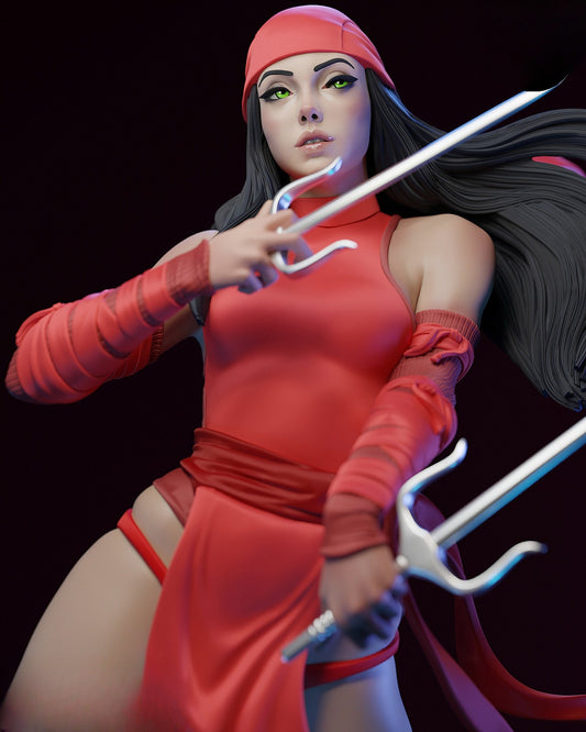 0867 Elektra Marvel - STL 3D Print Files