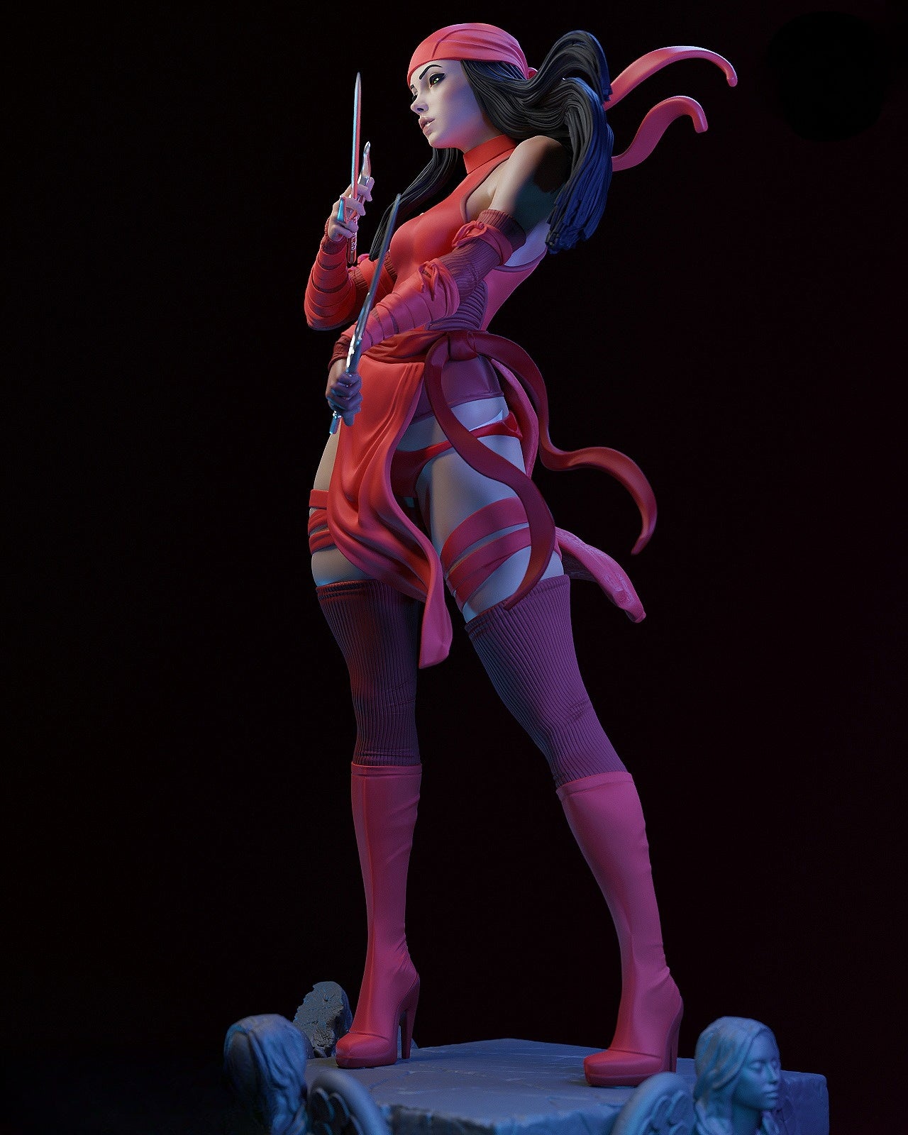 0867 Elektra Marvel - STL 3D Print Files