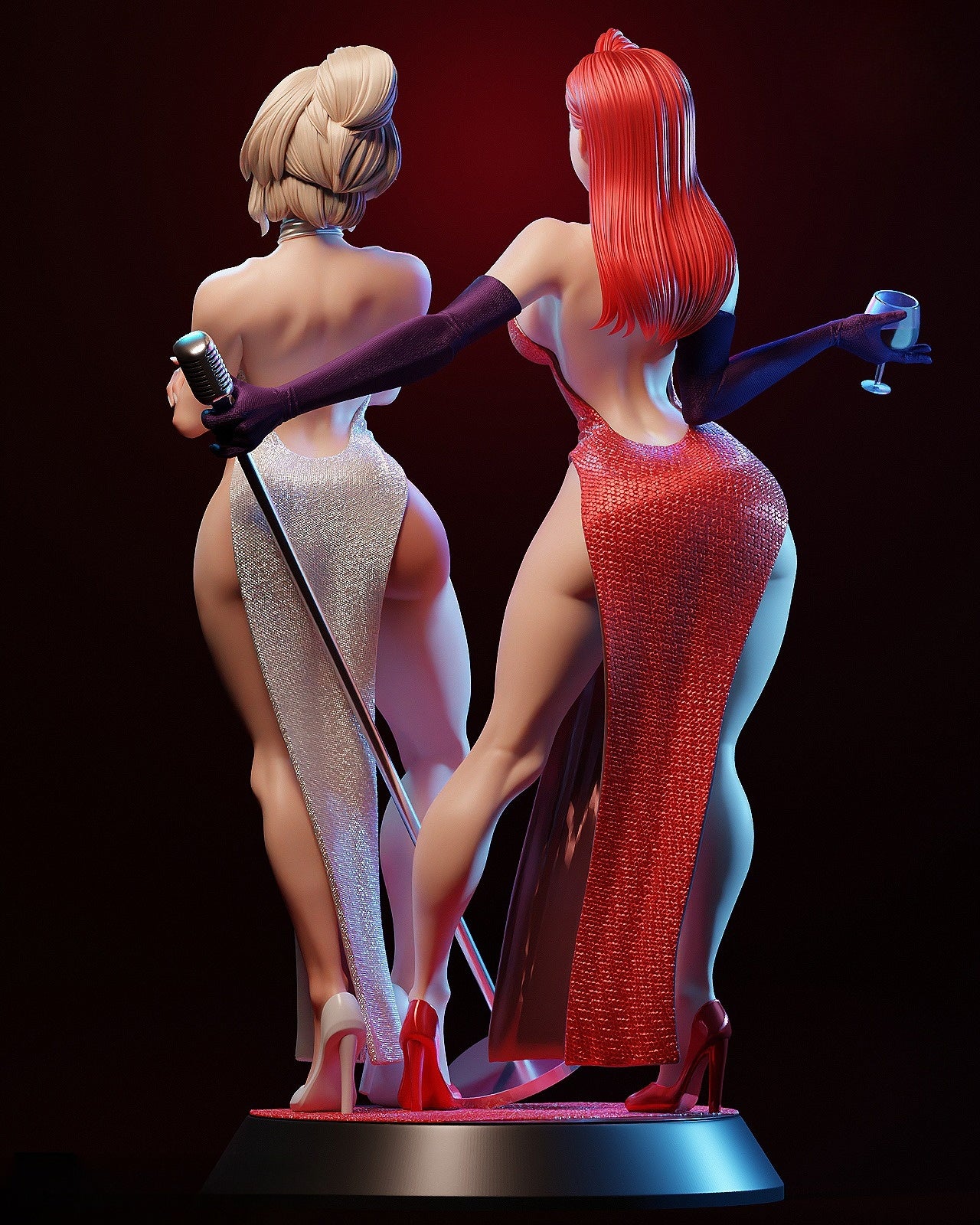 1206 Jessica Rabbit_Holly Would NSFW - STL 3D Print Files