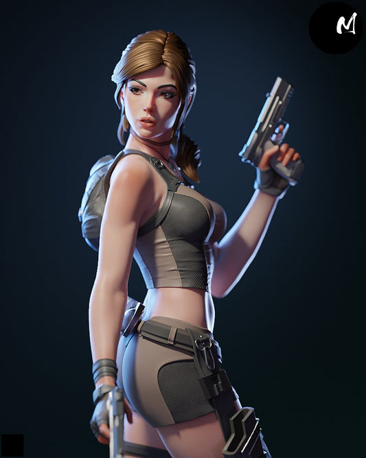 1011 Lara Croft Tomb Raider - STL 3D Print Files